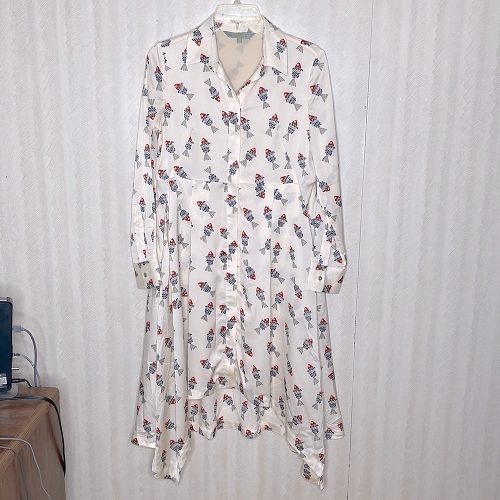 ❤️ 🆕 EACH WAY Fish Dress Size M - Picture 2 of 4